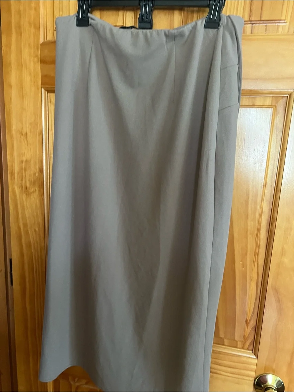 Abercrombie & Fitch Taupe Maxi Skirt